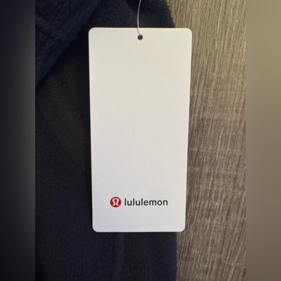 Lululemon Scuba Oversized Tumbled Fleece Funnel-Neck,Half Zip sweater.Black.XS/S - Picture 6 of 16